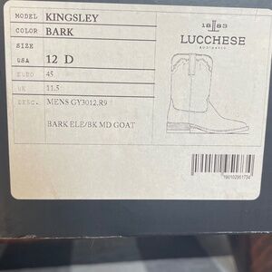 Lucchese Mens Western Boots / Brand New in original box